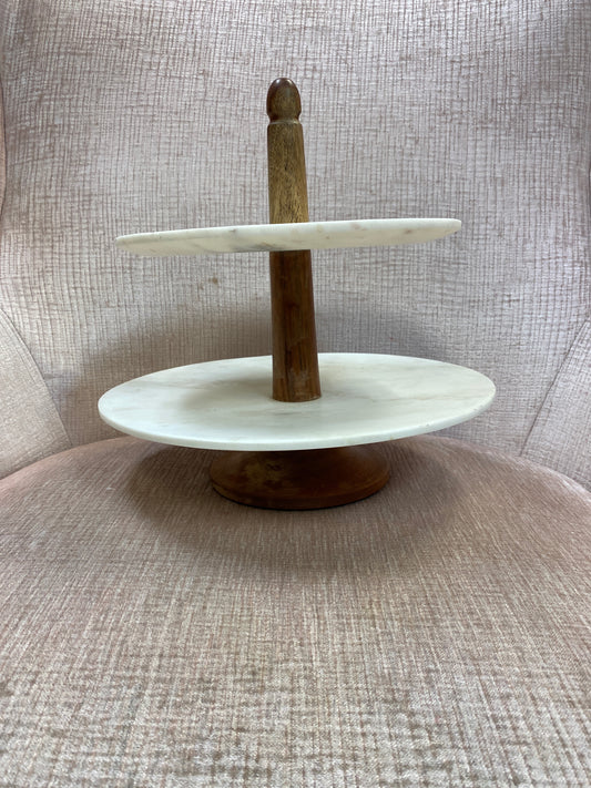 Marble Serving Stand