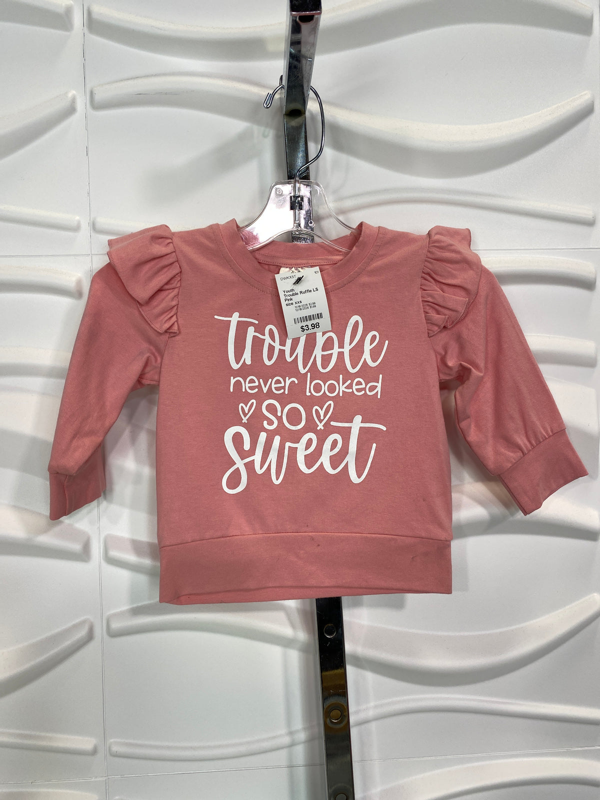 Trouble Ruffle LS