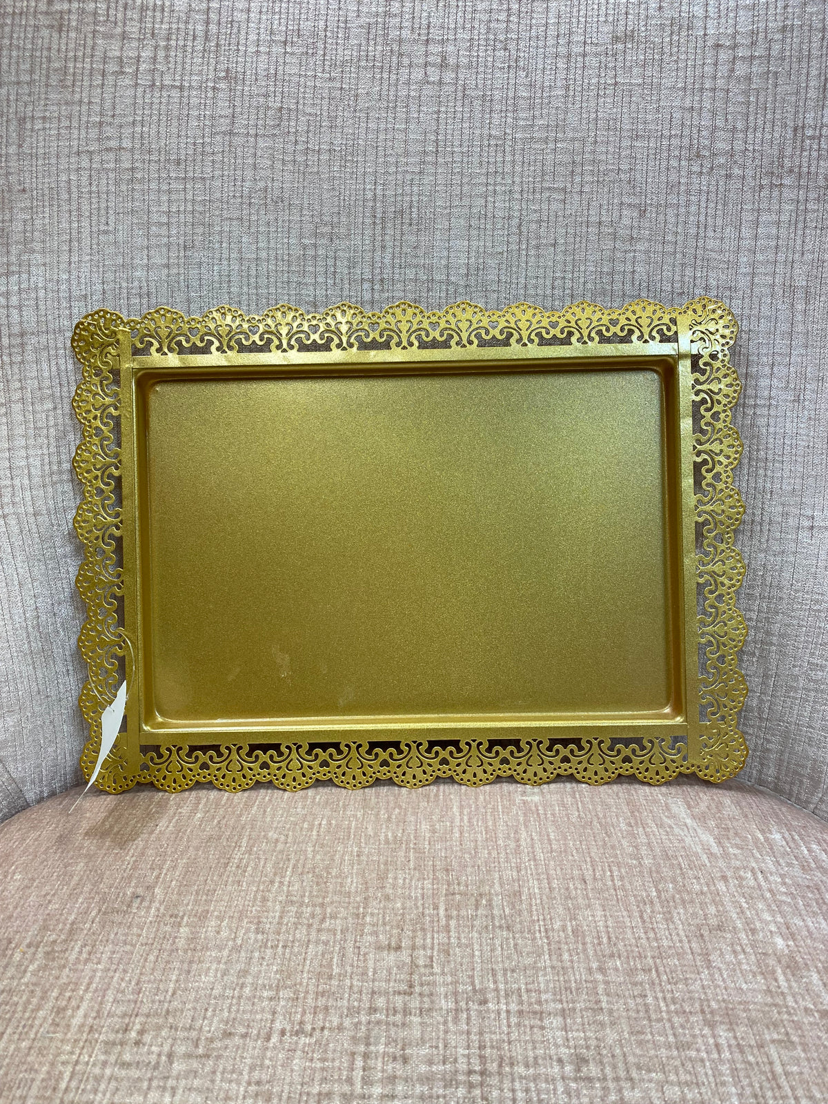 Gold platter