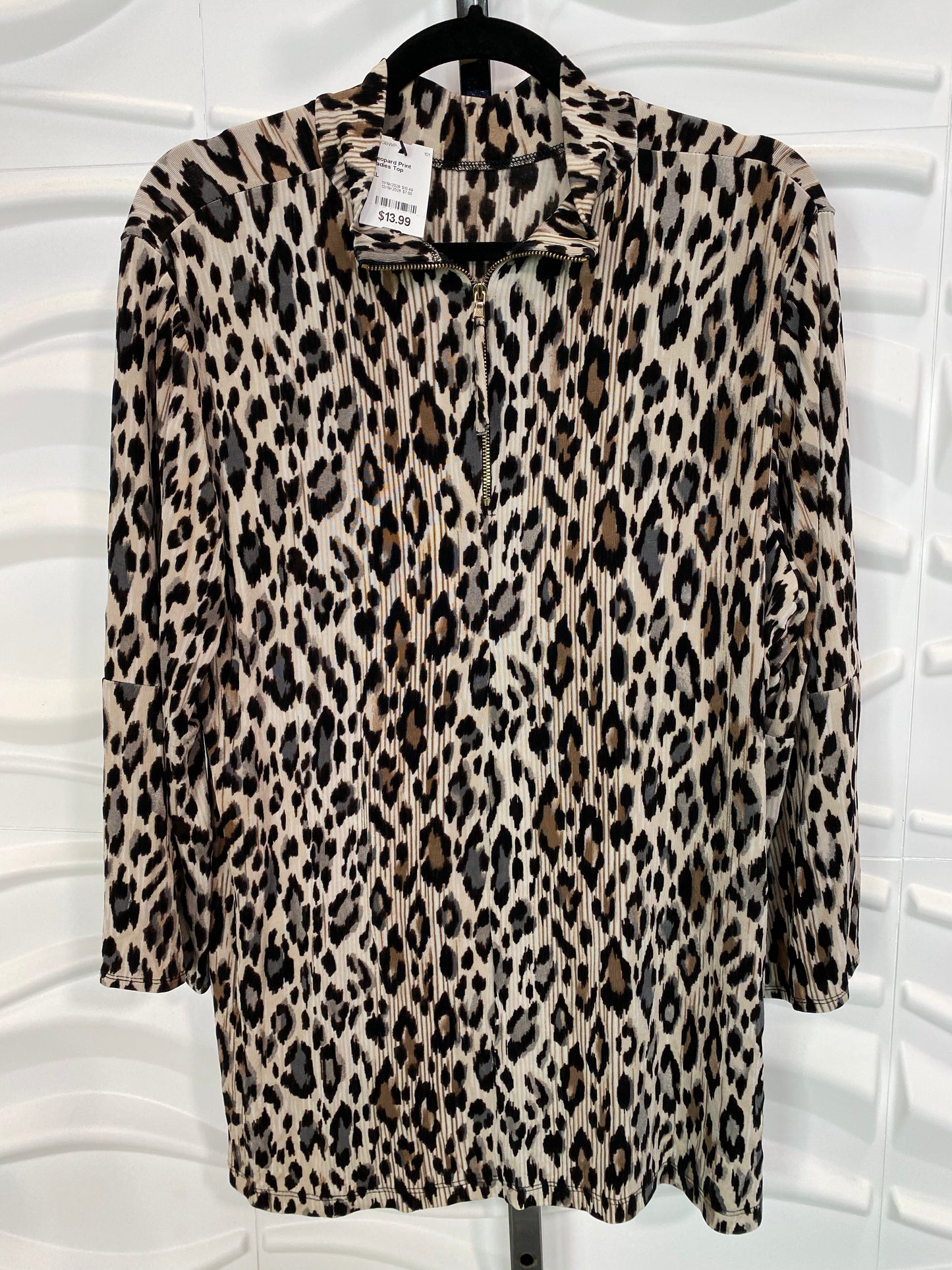 Leopard Zip-Up