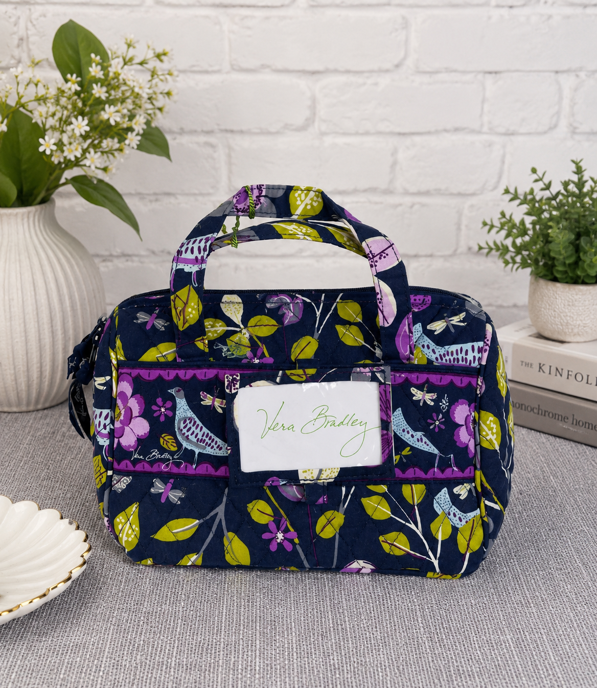 Floral Toiletry Travel Bag NEW!! RETAIL $45