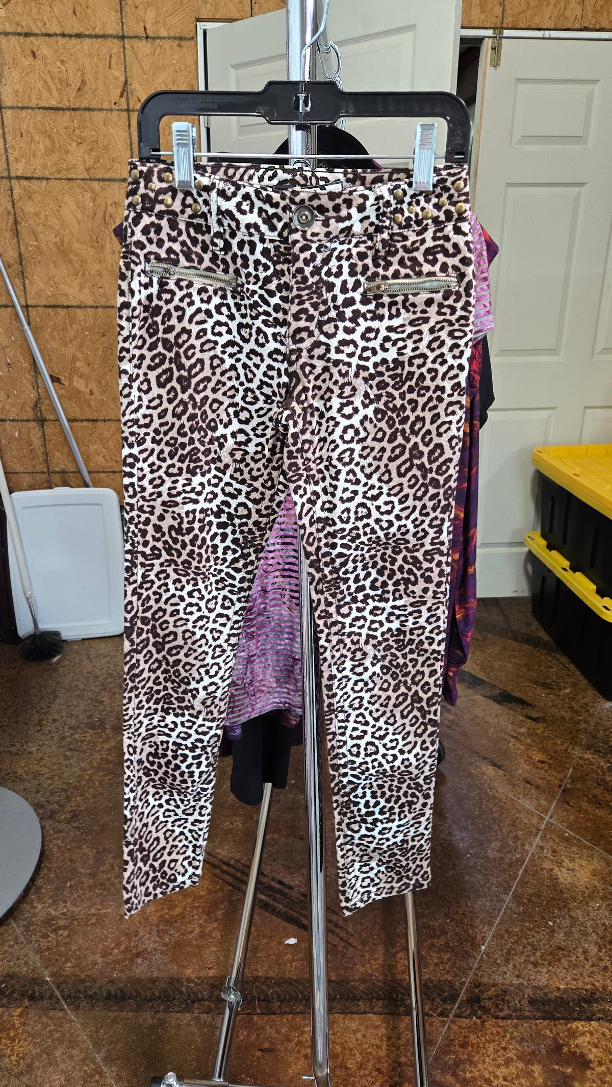 Girls Cheetah Print Pants