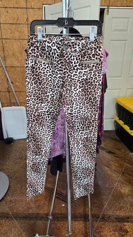 Girls Cheetah Print Pants