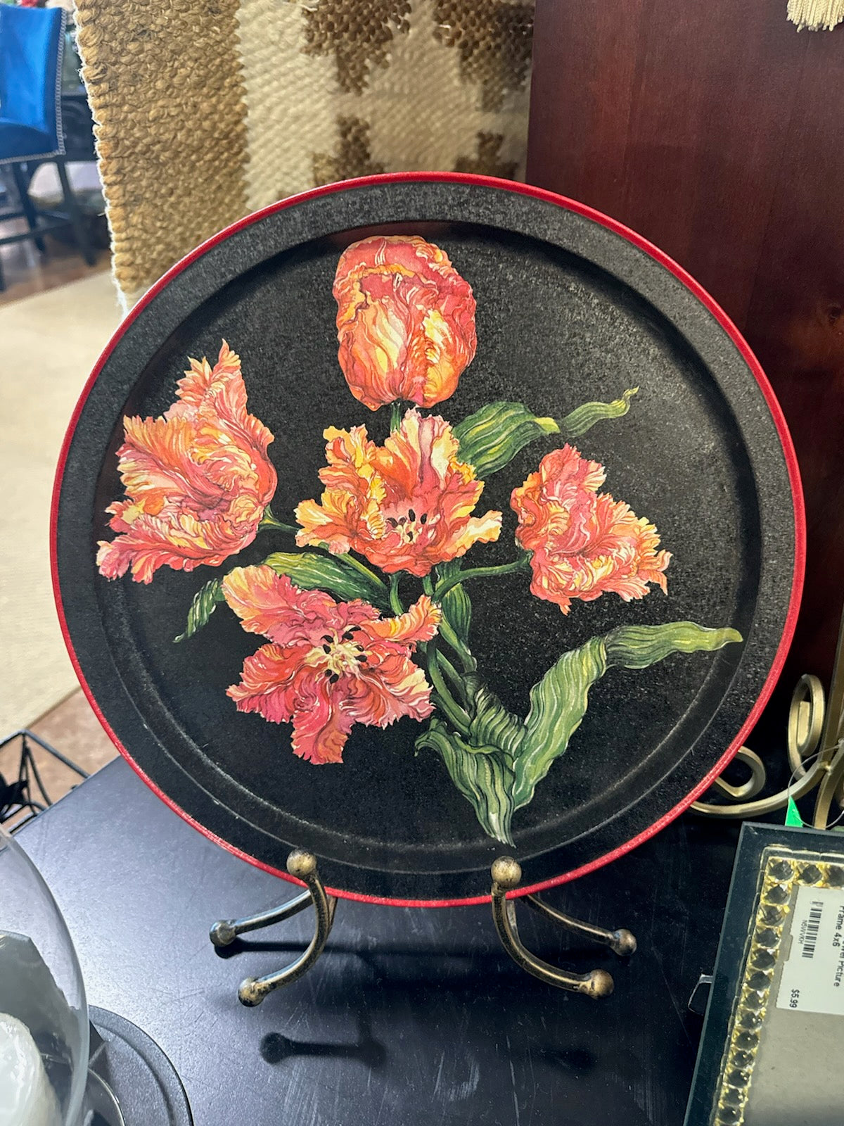 Vintage Christina Ladas Deco Tray
