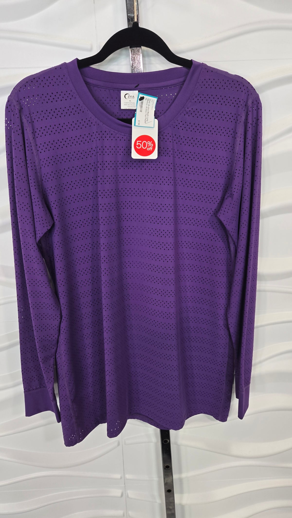 Mesh Long Sleeve Active Top