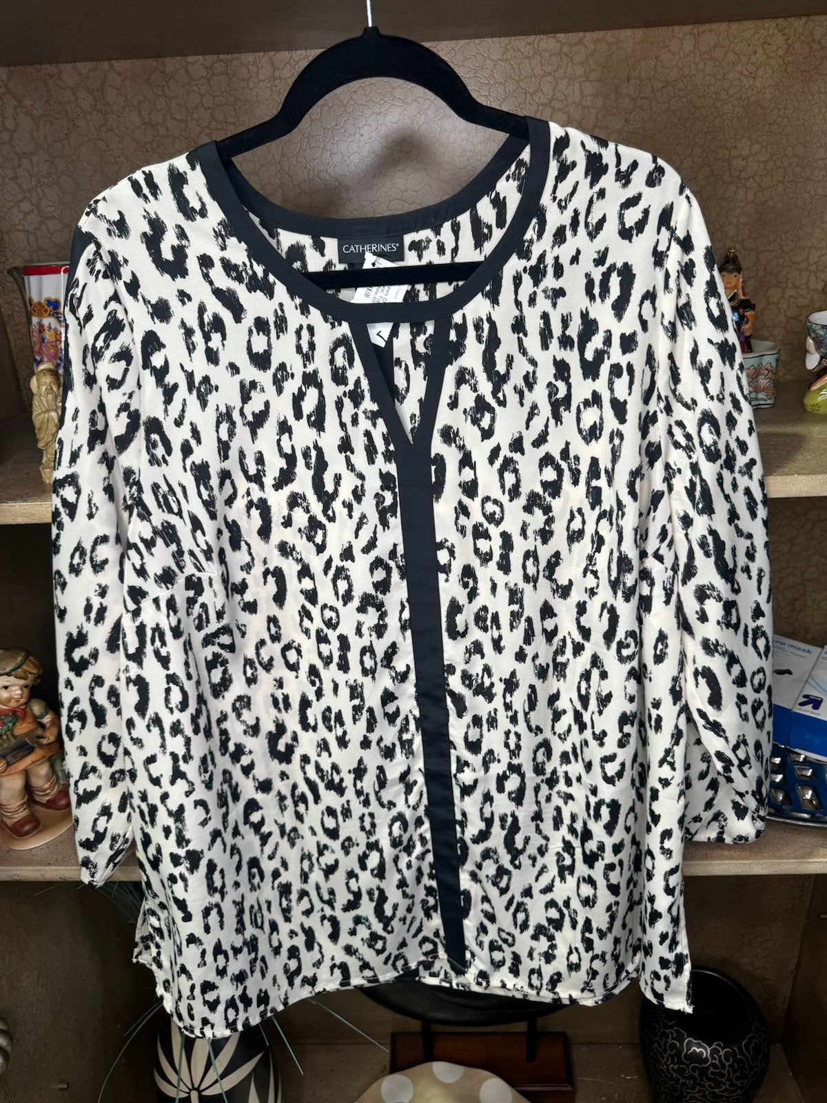Cheetah Print Tunic Top