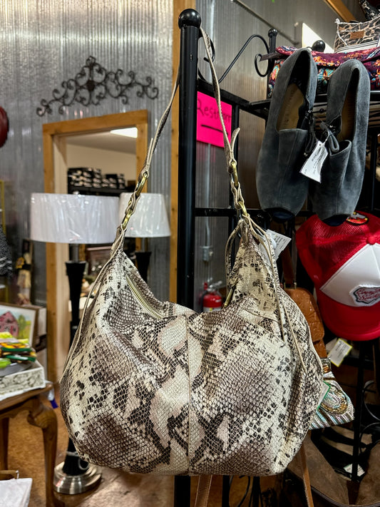 Hobo Gold Snakeskin Handbag RETAIL COST: $348