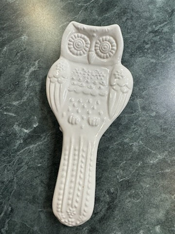 Ceramic Owl Spoon Rest