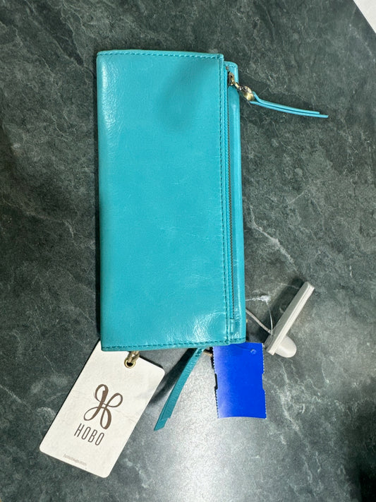 Hobo Aqua Genuine Leather Wallet NEW!! RETAIL COST: $118