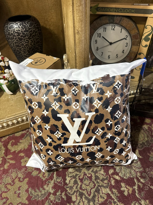 Louis Vuitton Print Decorative Pillow