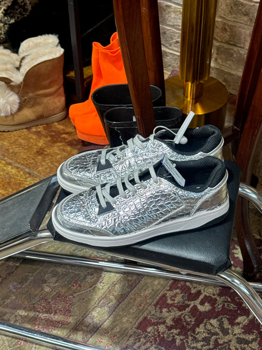 Alligator Print Sneakers