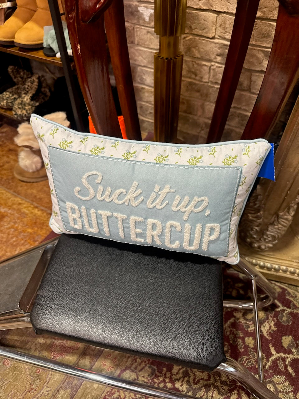 Suck It Up Buttercup Decorative Pillow