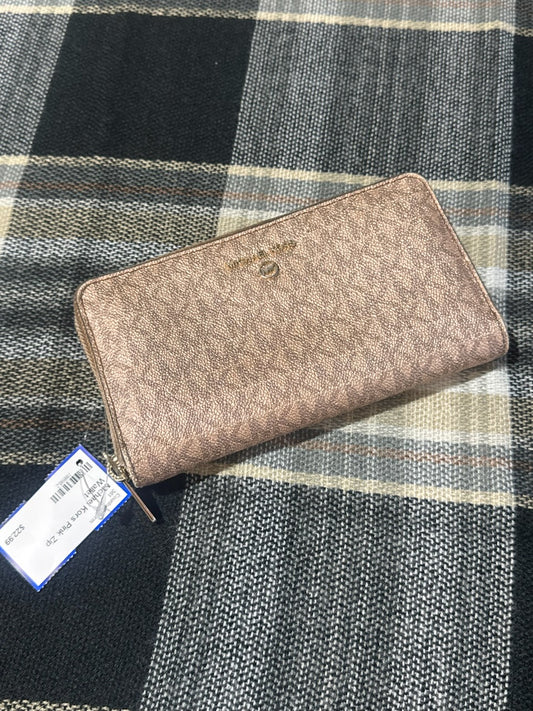 Michael Kors Pink Zip Wallet