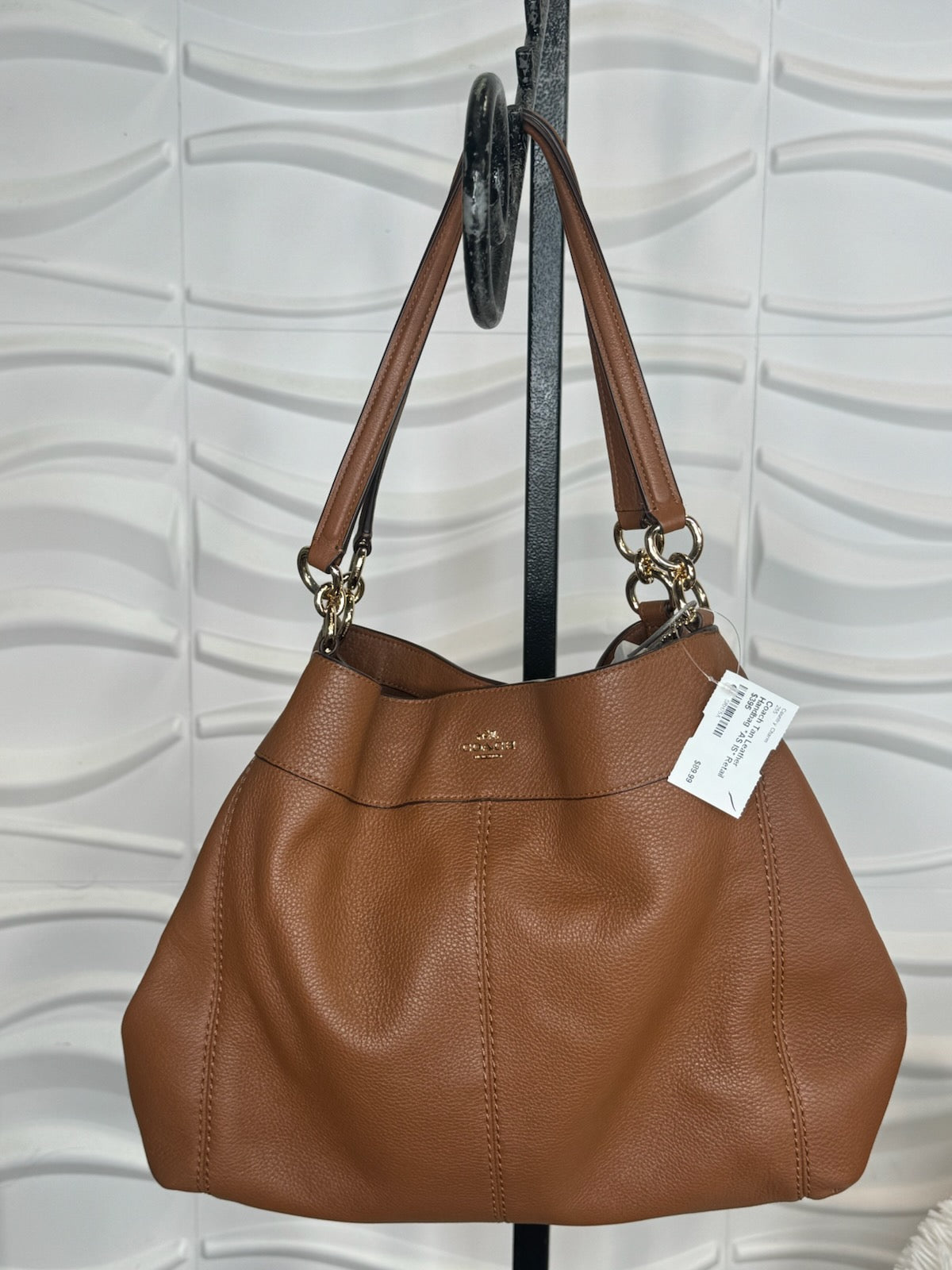 Coach Tan Leather Handbag *AS IS* Retail $395